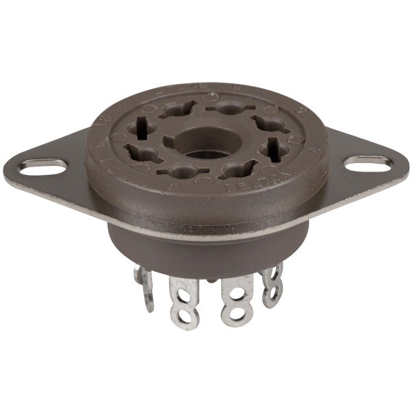 Main product image for 8-Pin Tube Socket Belton Micalex Chassis Mount 055-550